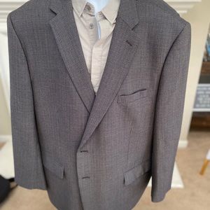 Joseph and Feiss Gold Blazer 56R Executive Fit